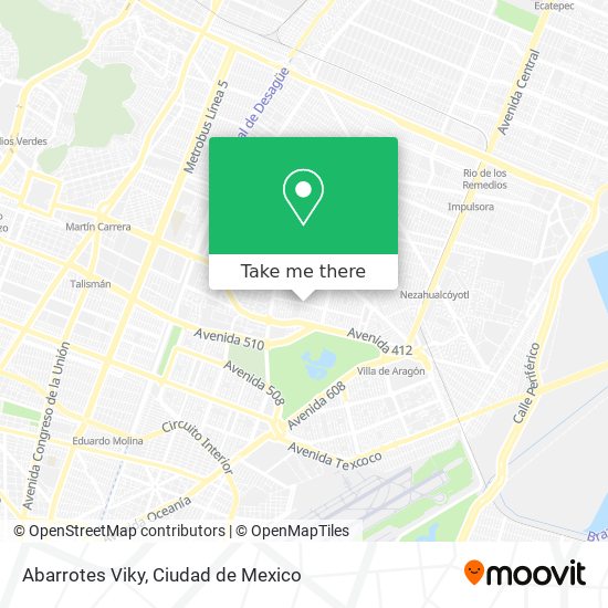 Abarrotes Viky map