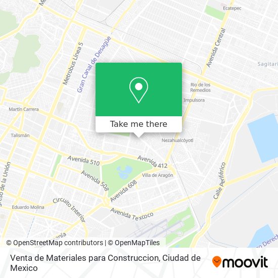 Venta de Materiales para Construccion map