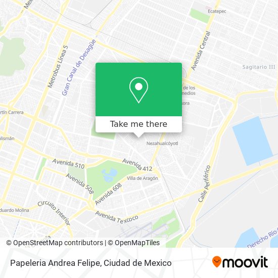 Papeleria Andrea Felipe map