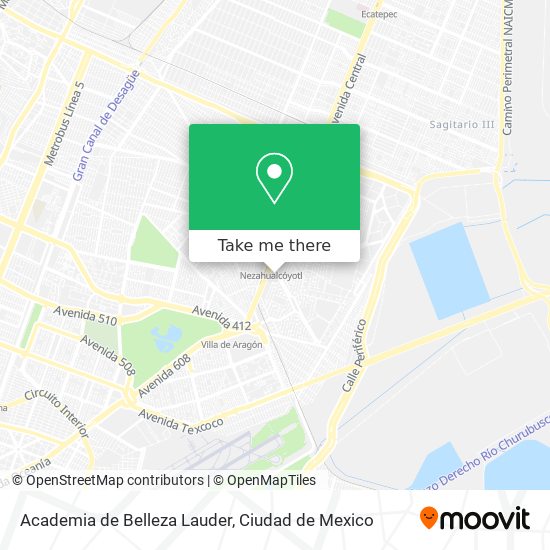 Academia de Belleza Lauder map