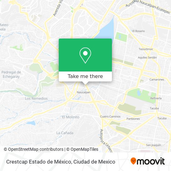 Crestcap Estado de México map