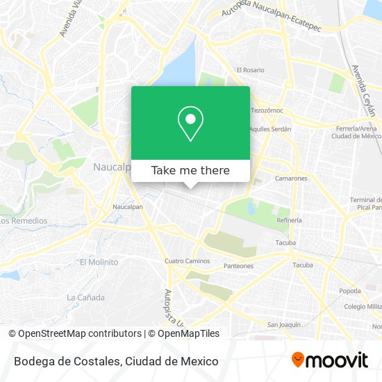 Bodega de Costales map