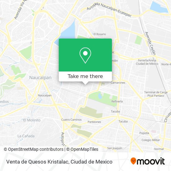 Venta de Quesos Kristalac map