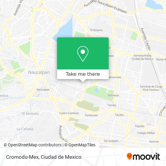 Mapa de Cromodu-Mex