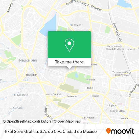Exel Servi Gráfica, S.A. de C.V. map