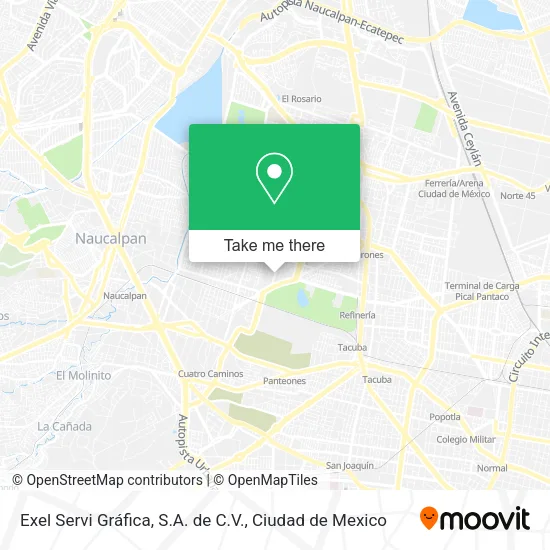 Exel Servi Gráfica, S.A. de C.V. map