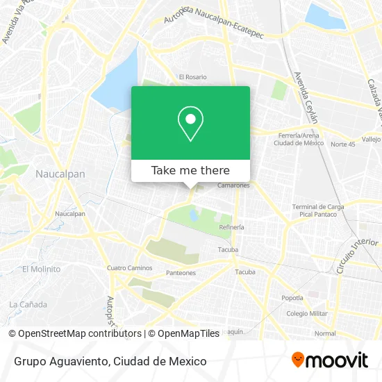 Grupo Aguaviento map