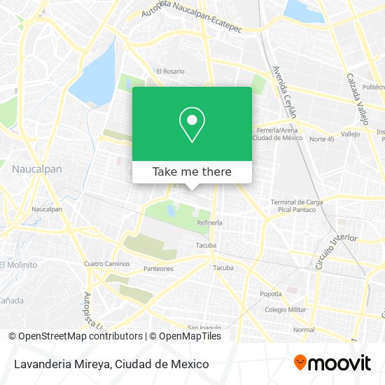 Lavanderia Mireya map