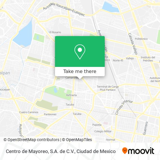 Mapa de Centro de Mayoreo, S.A. de C.V.