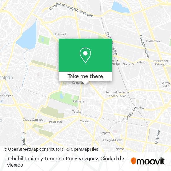 Rehabilitación y Terapias Rosy Vázquez map