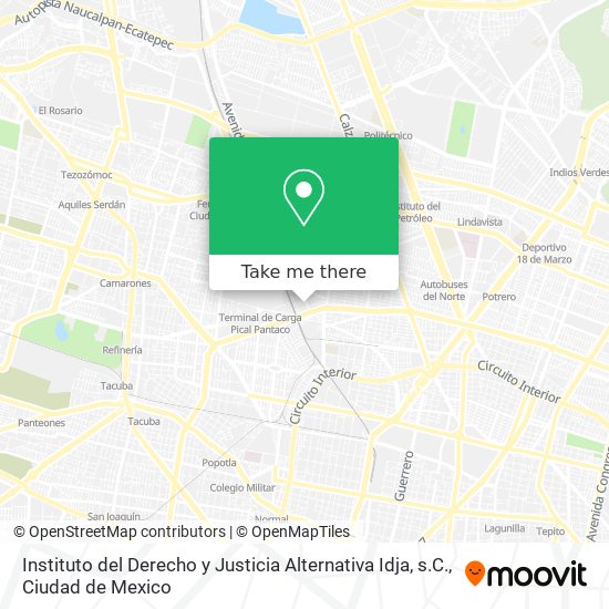 Instituto del Derecho y Justicia Alternativa Idja, s.C. map