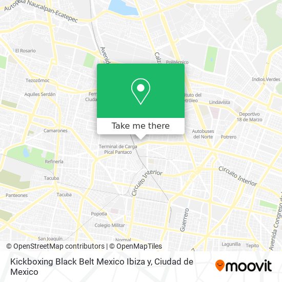 Kickboxing Black Belt Mexico Ibiza y map