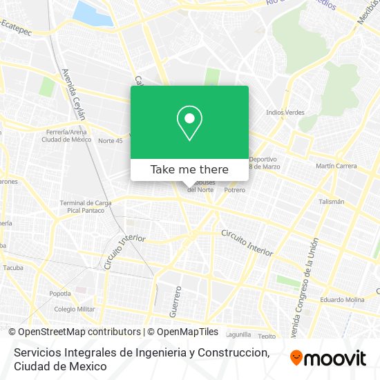 Servicios Integrales de Ingenieria y Construccion map