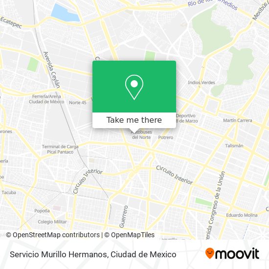 Mapa de Servicio Murillo Hermanos