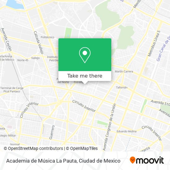 Academia de Música La Pauta map