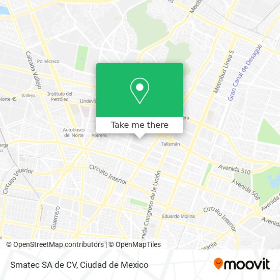 Smatec SA de CV map