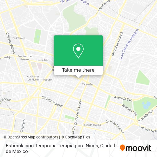 Estimulacion Temprana Terapia para Niños map