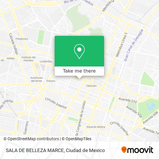SALA DE BELLEZA MARCE map