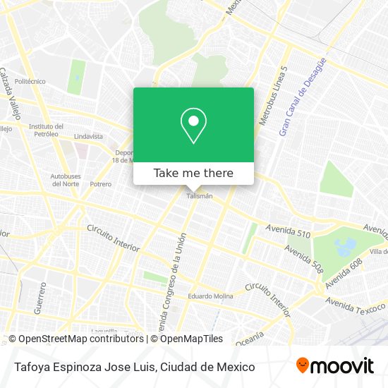 Tafoya Espinoza Jose Luis map