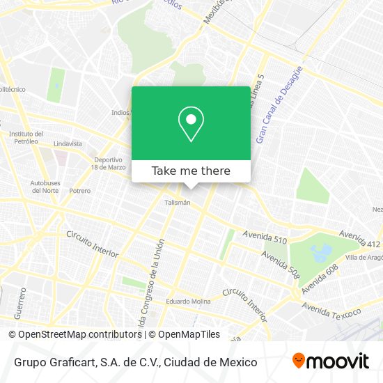 Grupo Graficart, S.A. de C.V. map