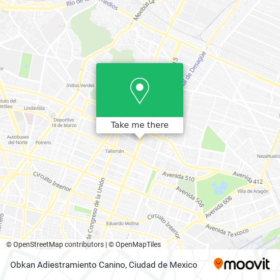 Obkan Adiestramiento Canino map