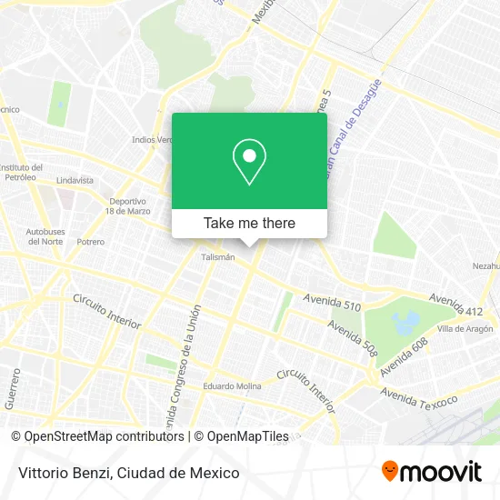 Vittorio Benzi map