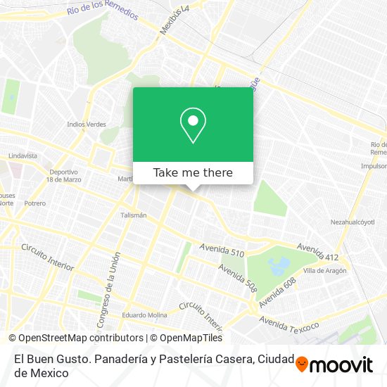 El Buen Gusto. Panadería y Pastelería Casera map