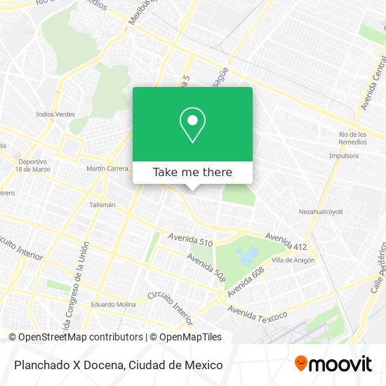 Planchado X Docena map