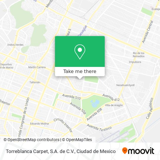 Torreblanca Carpet, S.A. de C.V. map