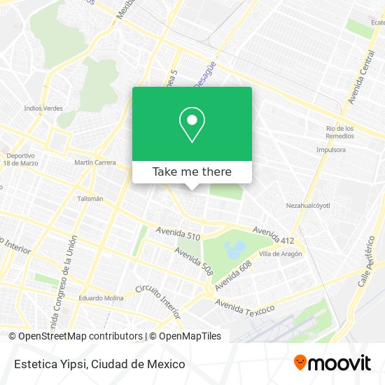 Estetica Yipsi map