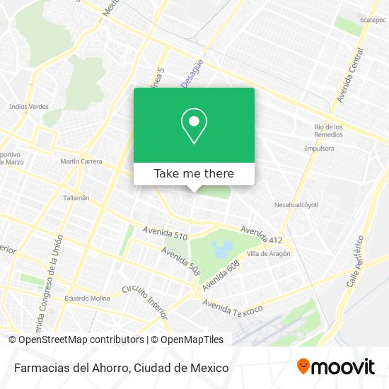 Farmacias del Ahorro map