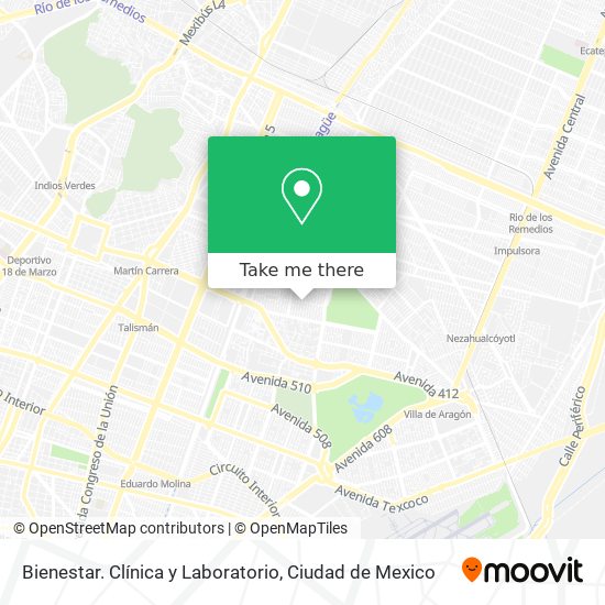 Mapa de Bienestar. Clínica y Laboratorio