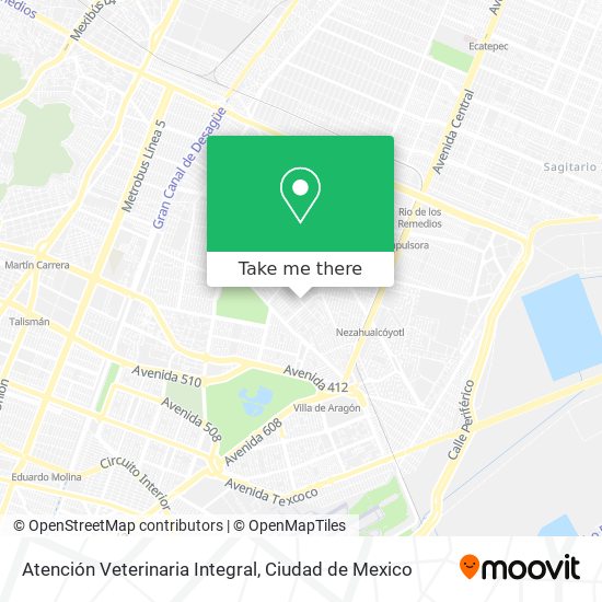 Atención Veterinaria Integral map