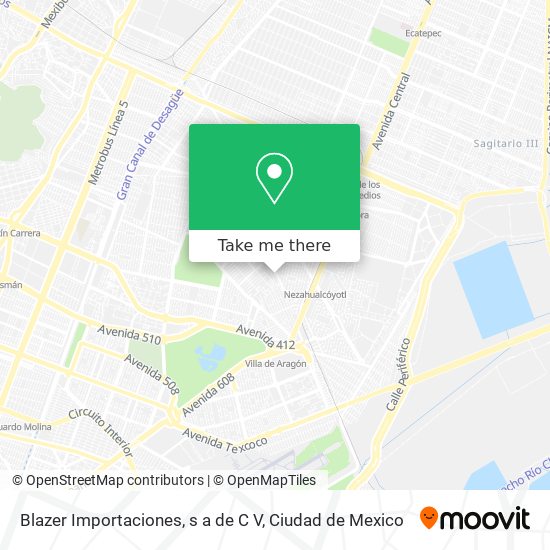 Blazer Importaciones, s a de C V map
