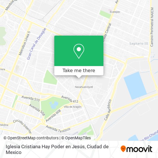 Mapa de Iglesia Cristiana Hay Poder en Jesús