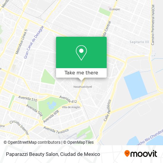 Paparazzi Beauty Salon map