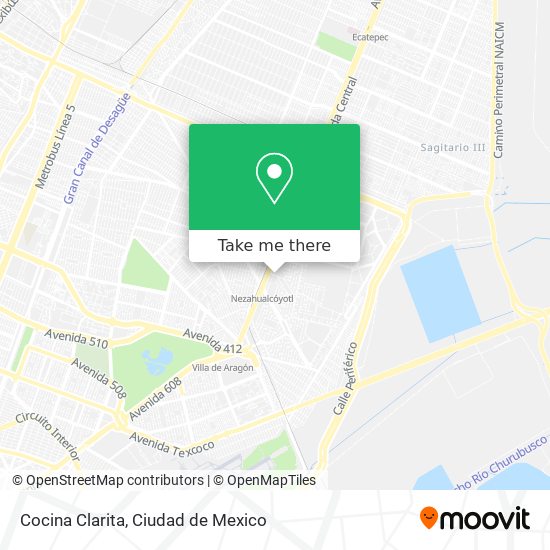 Mapa de Cocina Clarita