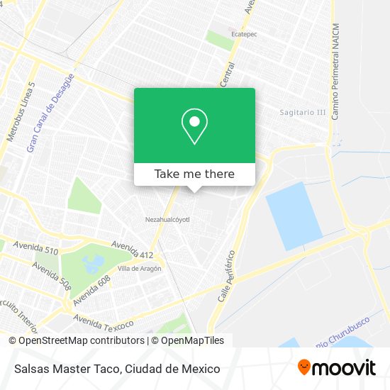 Mapa de Salsas Master Taco