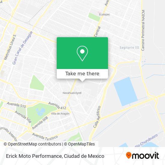 Mapa de Erick Moto Performance