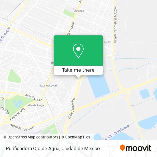 Purificadora Ojo de Agua map