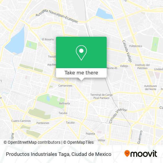 Productos Industriales Taga map