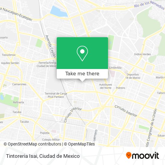 Tintoreria Isai map