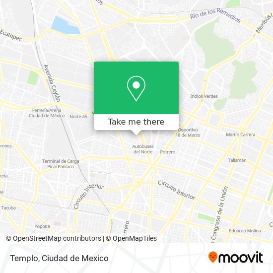 Templo map