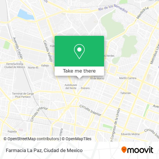 Farmacia La Paz map