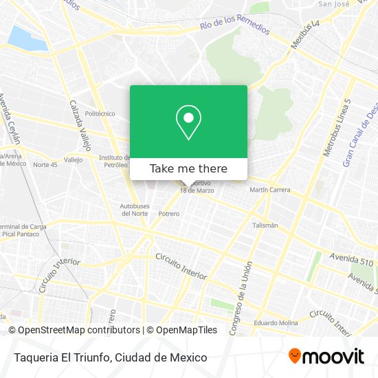 Taqueria El Triunfo map