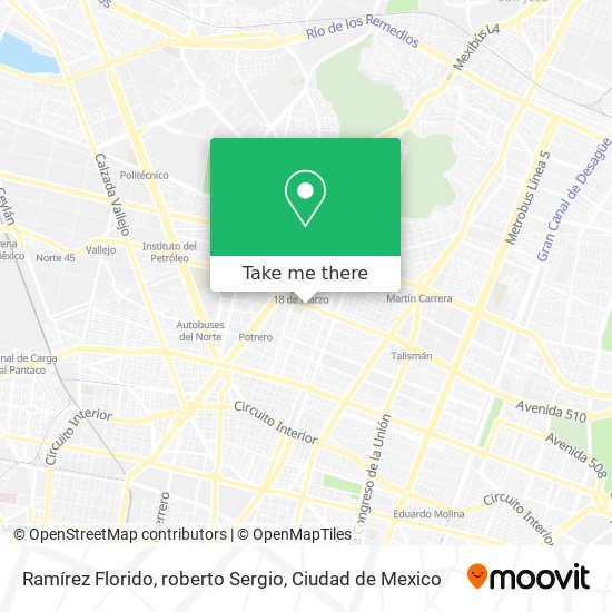 Mapa de Ramírez Florido, roberto Sergio