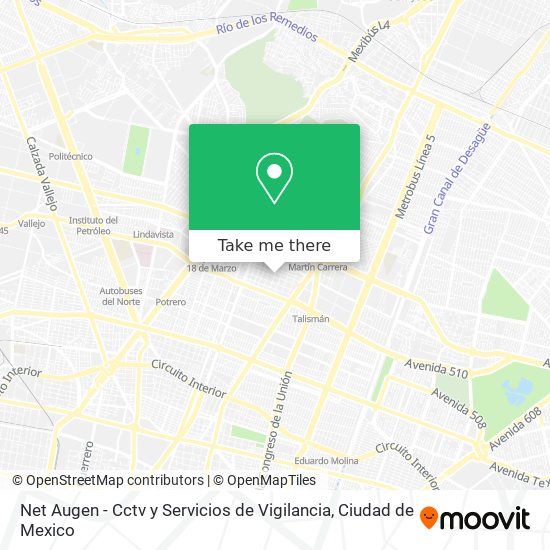 Net Augen - Cctv y Servicios de Vigilancia map