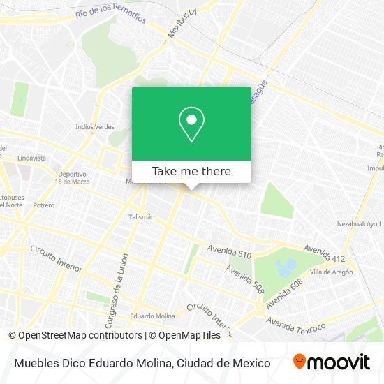 Muebles Dico Eduardo Molina map