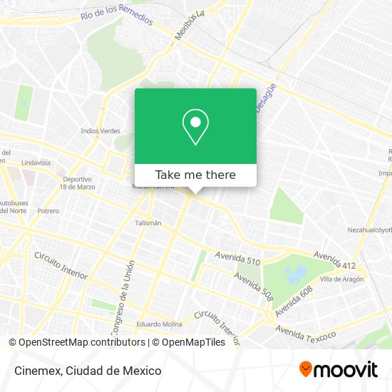 Cinemex map