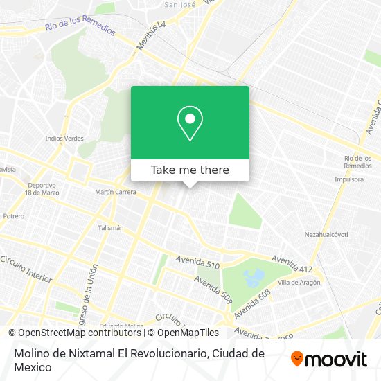 Molino de Nixtamal El Revolucionario map